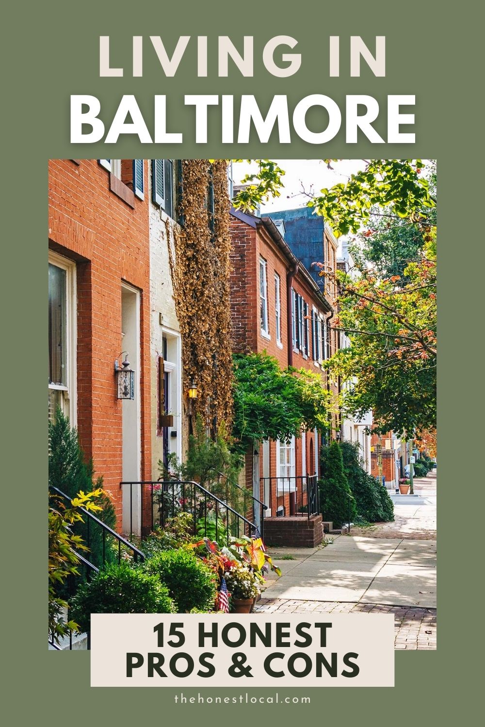 Pros and cons of living in Baltimore