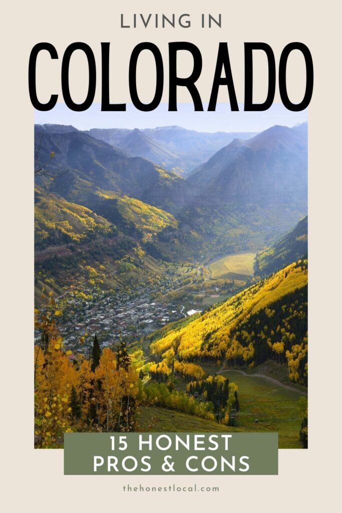Pros and cons of living in Colorado